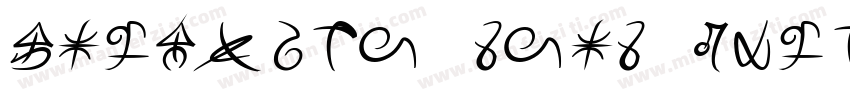 VNlucida sans Bold Italic字体转换